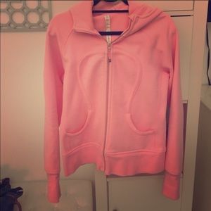 Lululemon Pink Scuba Hooded Sweatshirt aka Hoodie